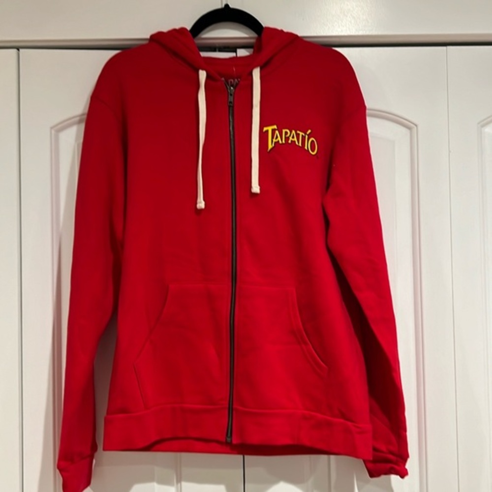 Tapatio hot sauce men’s red zip‎ up hoodie